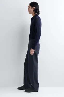 COTTON STRAIGHT-LEG CHINOS