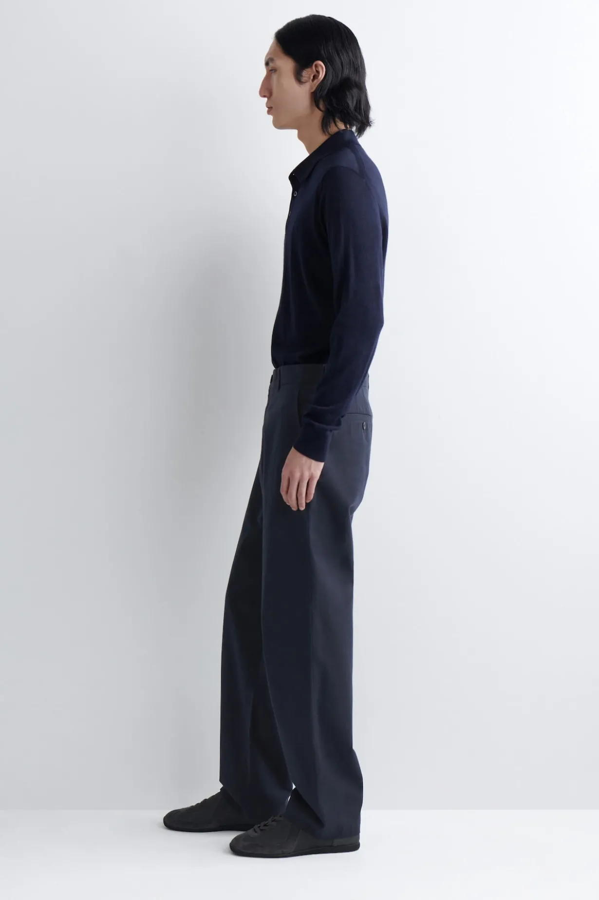 COTTON STRAIGHT-LEG CHINOS