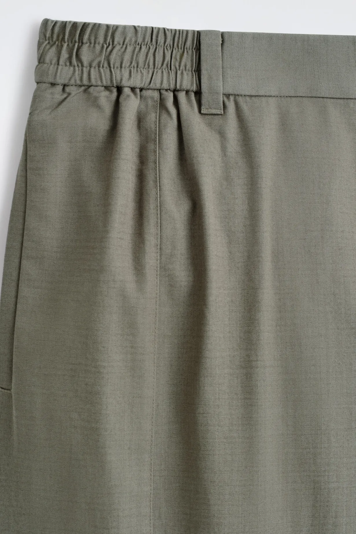 COTTON STRAIGHT-LEG PANTS