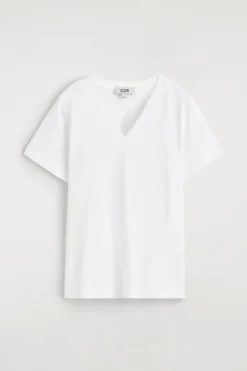 COTTON V-NECK T-SHIRT