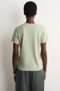 COTTON V-NECK T-SHIRT