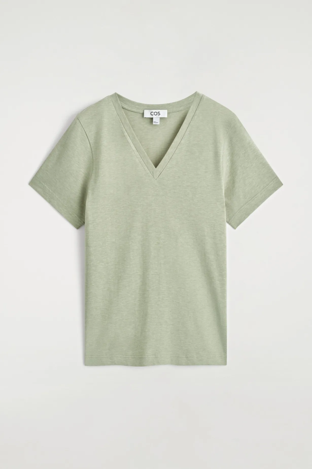 COTTON V-NECK T-SHIRT