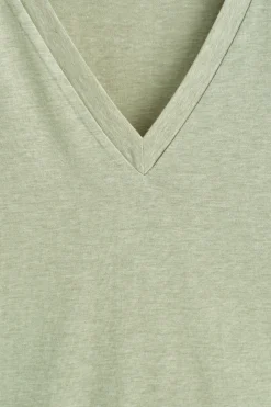 COTTON V-NECK T-SHIRT