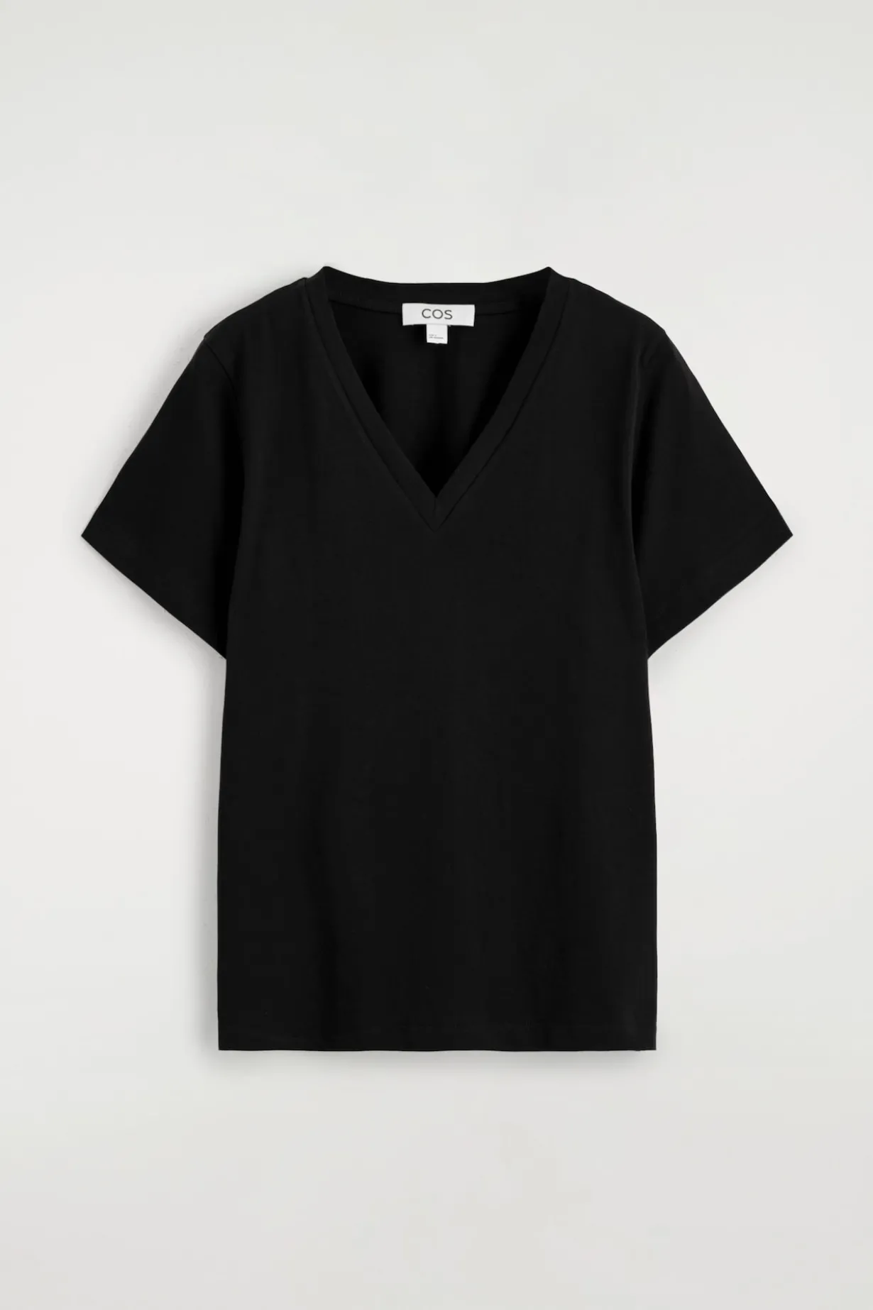 COTTON V-NECK T-SHIRT