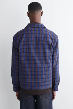 COTTON ZIPPED OVERSHIRT