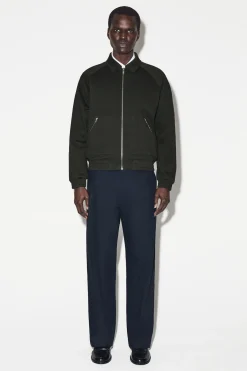 COTTON-JERSEY BOMBER JACKET
