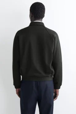 COTTON-JERSEY BOMBER JACKET
