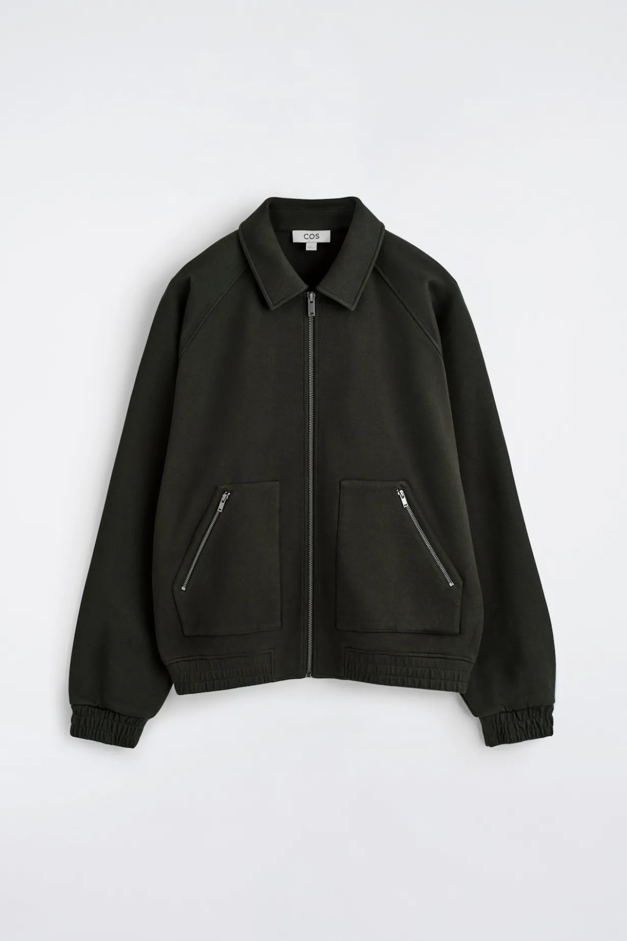 COTTON-JERSEY BOMBER JACKET