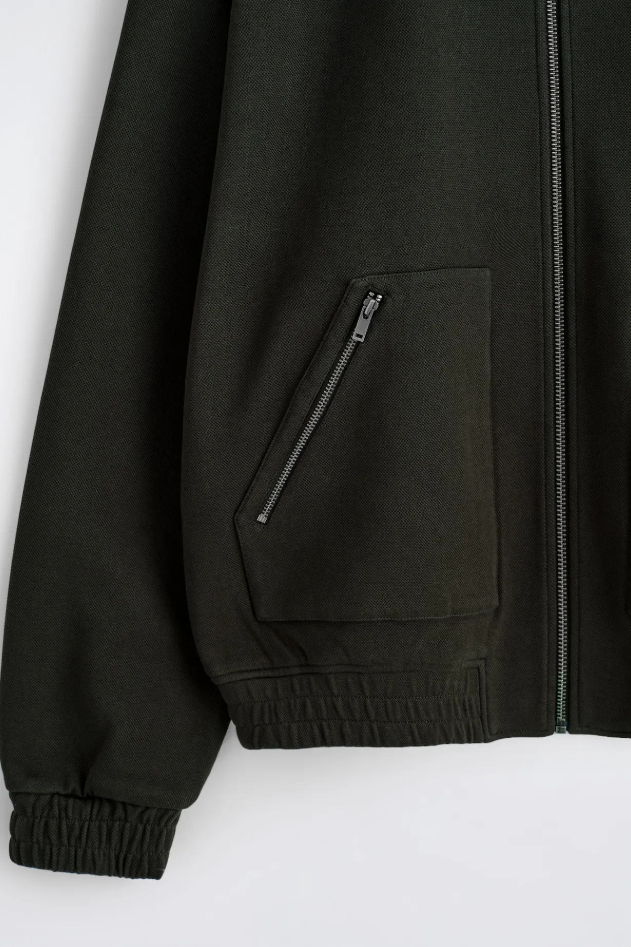 COTTON-JERSEY BOMBER JACKET