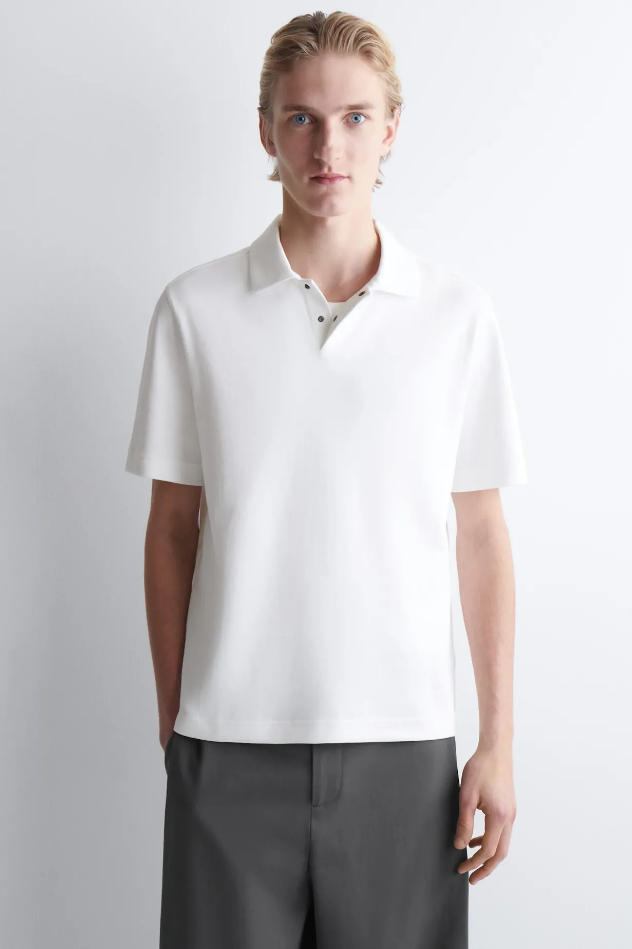 COTTON-PIQUÉ POLO SHIRT