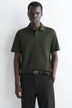 COTTON-PIQUÉ POLO SHIRT