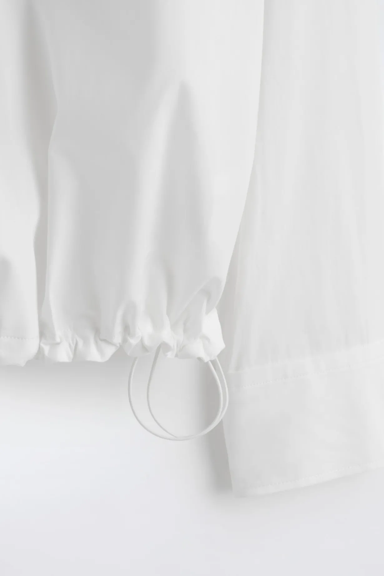 COTTON-POPLIN ZIP-UP SHIRT