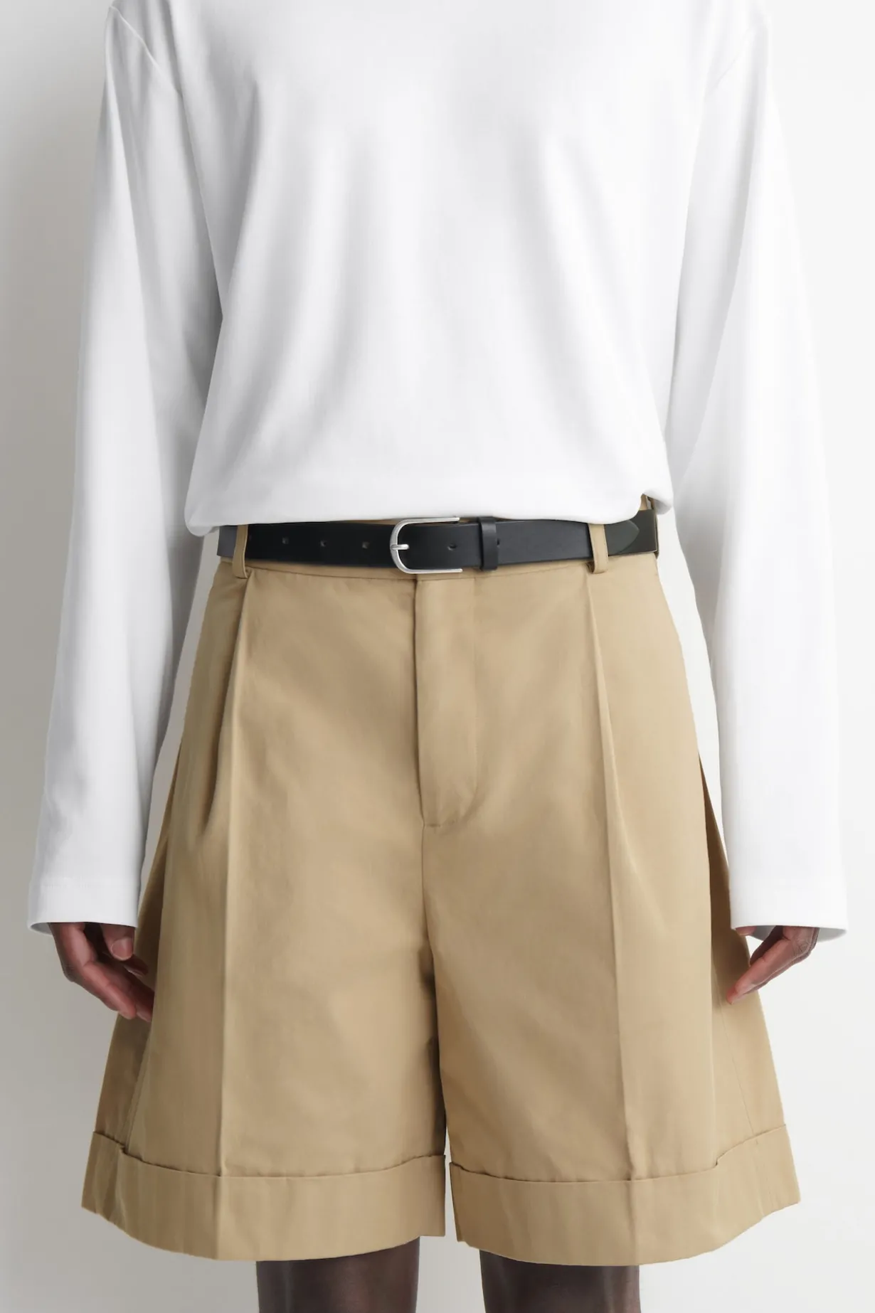COTTON-TWILL CHINO SHORTS