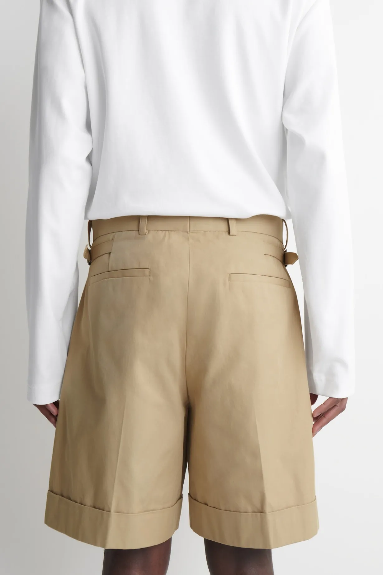 COTTON-TWILL CHINO SHORTS