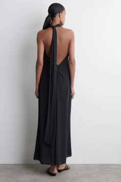 COWL-NECK MAXI DRESS
