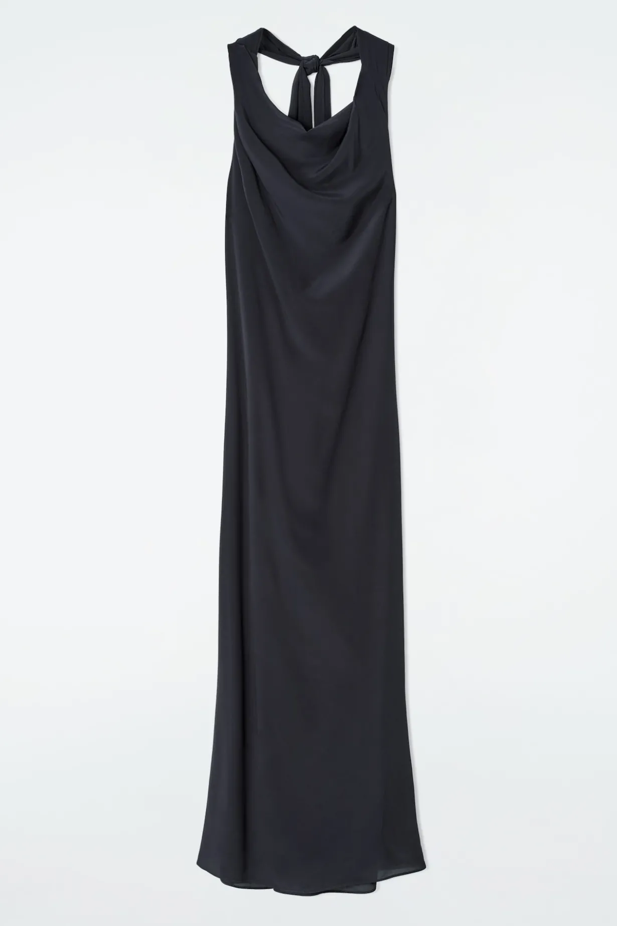 COWL-NECK MAXI DRESS
