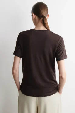 CREW-NECK LINEN T-SHIRT