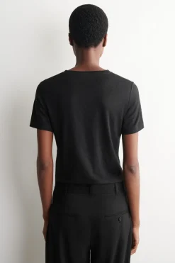 CREW-NECK LINEN T-SHIRT