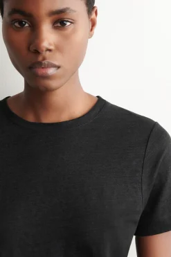 CREW-NECK LINEN T-SHIRT