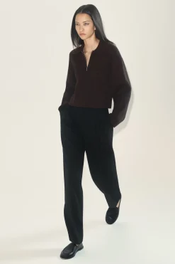 CROPPED KNITTED MERINO WOOL JACKET
