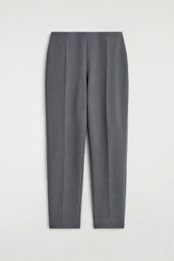 CROPPED SLIM-LEG PANTS