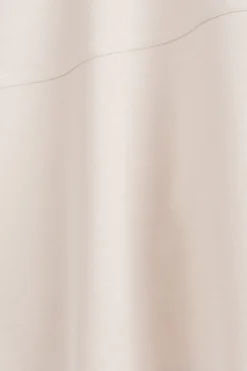 CURVED A-LINE MIDI SKIRT