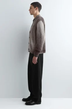 DEGRADE ALPACA-BLEND CARDIGAN