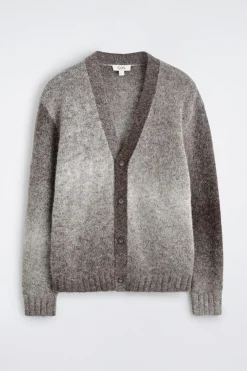 DEGRADE ALPACA-BLEND CARDIGAN