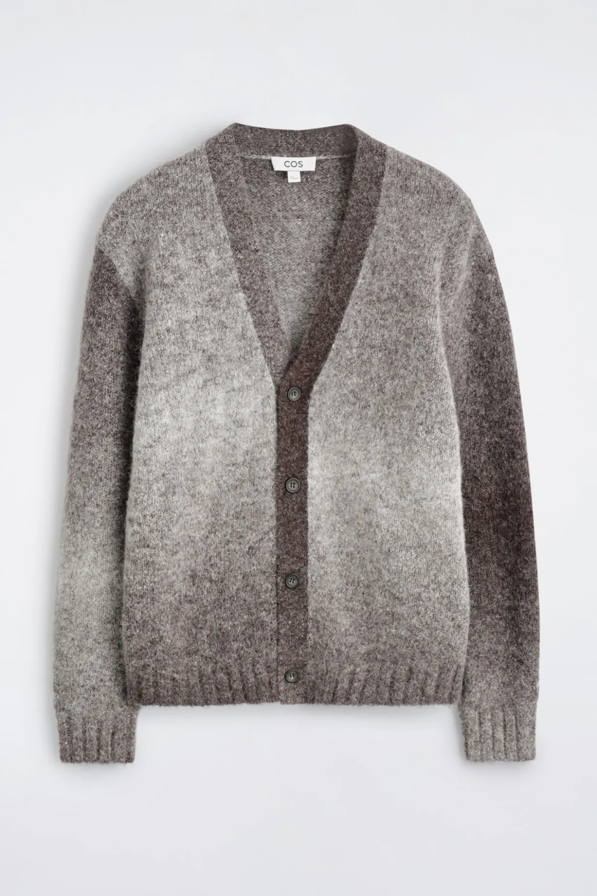 DEGRADE ALPACA-BLEND CARDIGAN