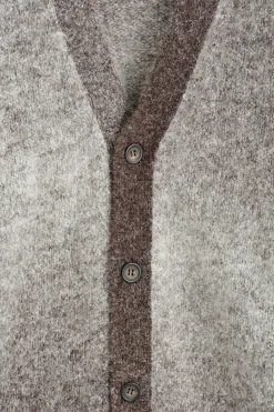 DEGRADE ALPACA-BLEND CARDIGAN