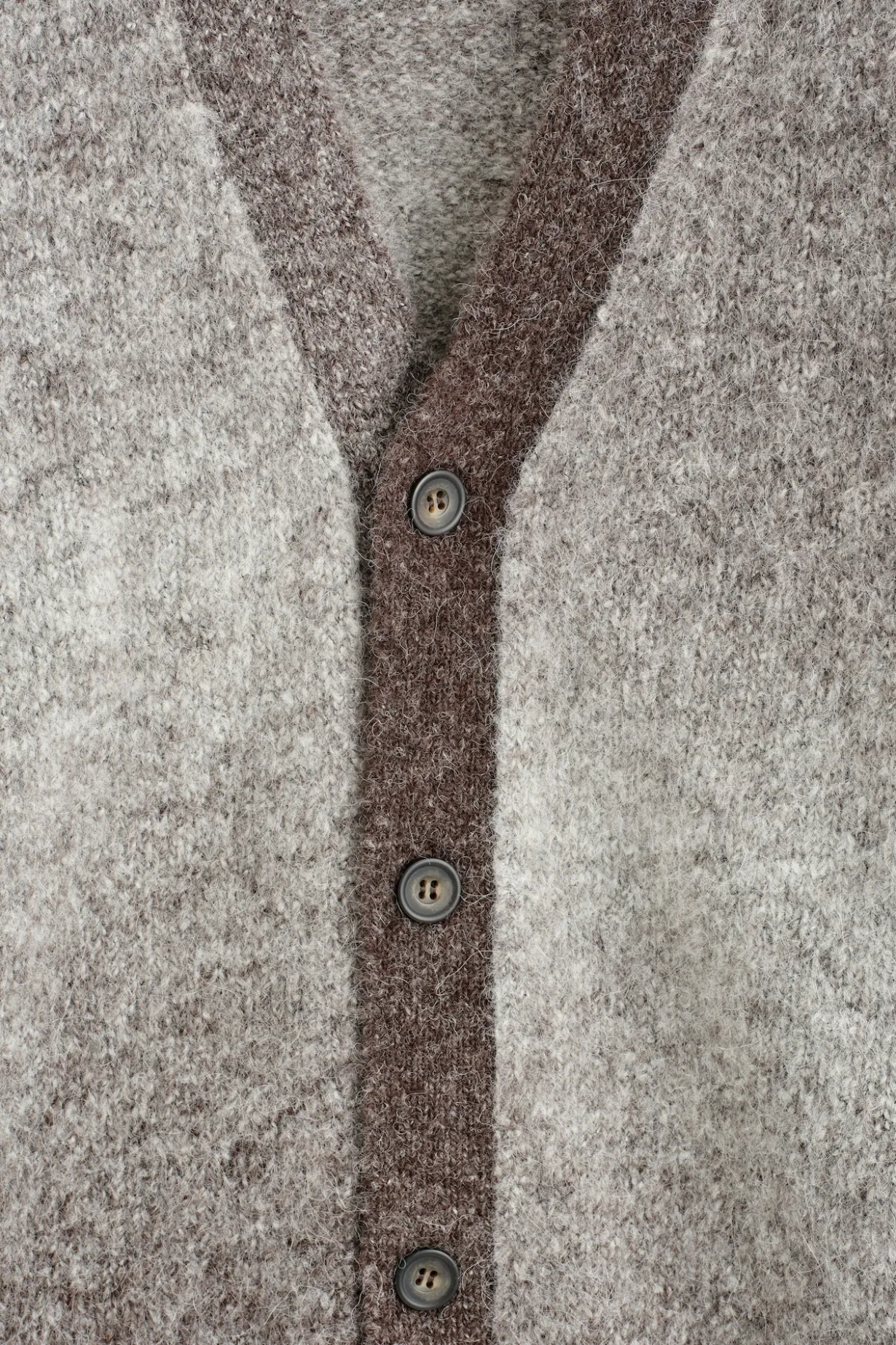 DEGRADE ALPACA-BLEND CARDIGAN