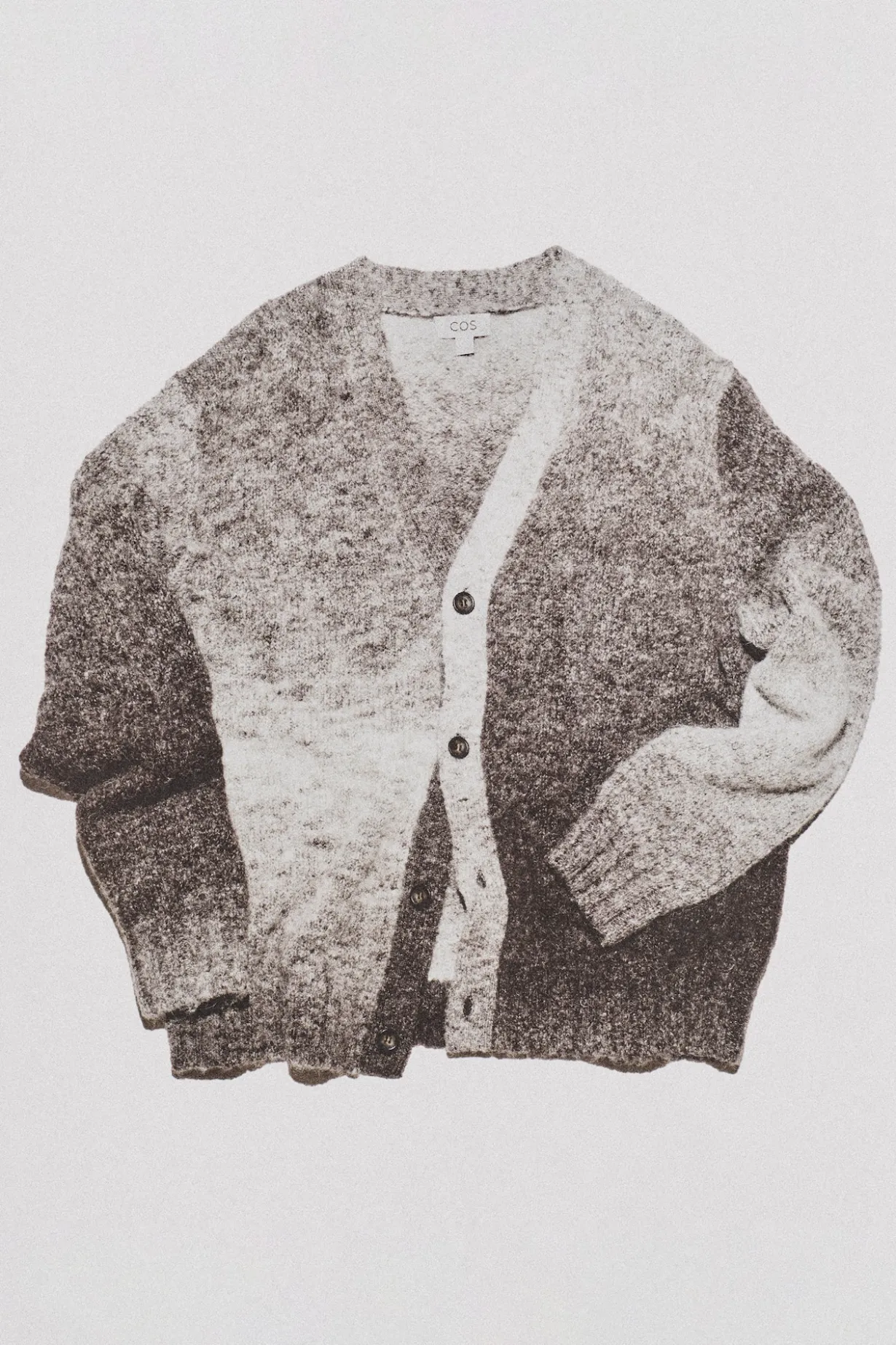 DEGRADE ALPACA-BLEND CARDIGAN