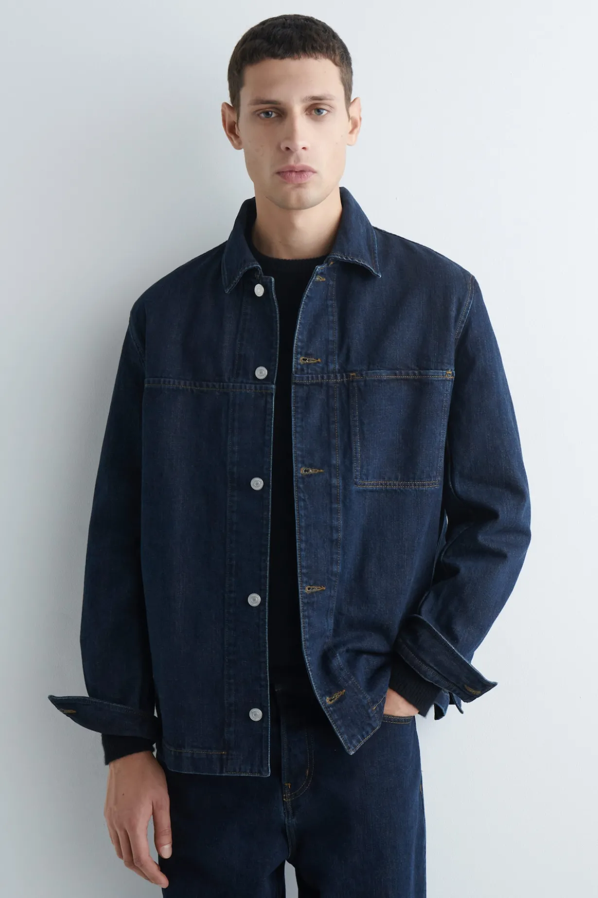 DENIM OVERSHIRT