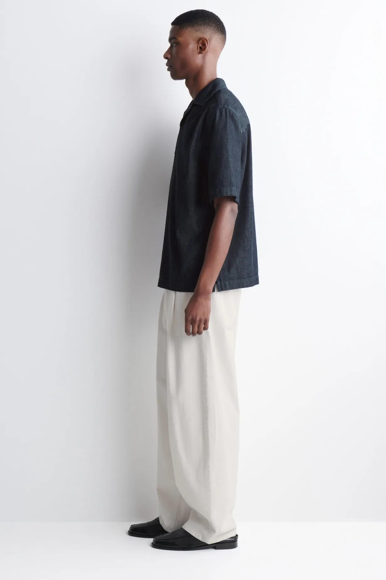 DENIM POPOVER SHIRT