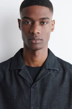 DENIM POPOVER SHIRT