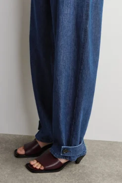 DENIM TULIP PANTS