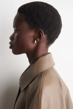 DOMED MINI HOOP EARRINGS