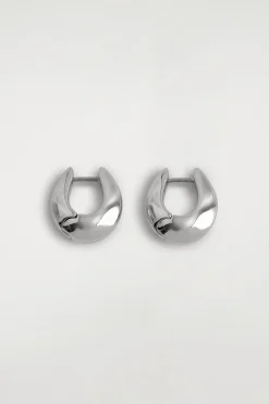 DOMED MINI HOOP EARRINGS