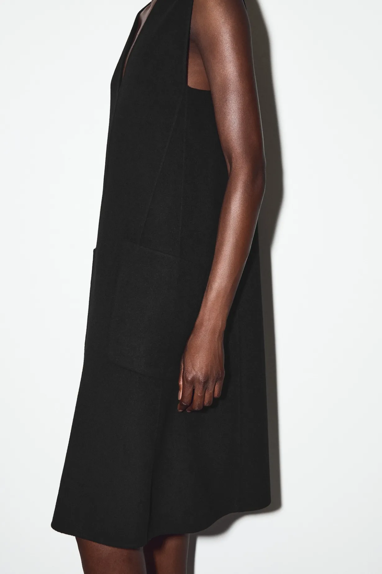 DOUBLE-FACED MERINO WOOL DRESS