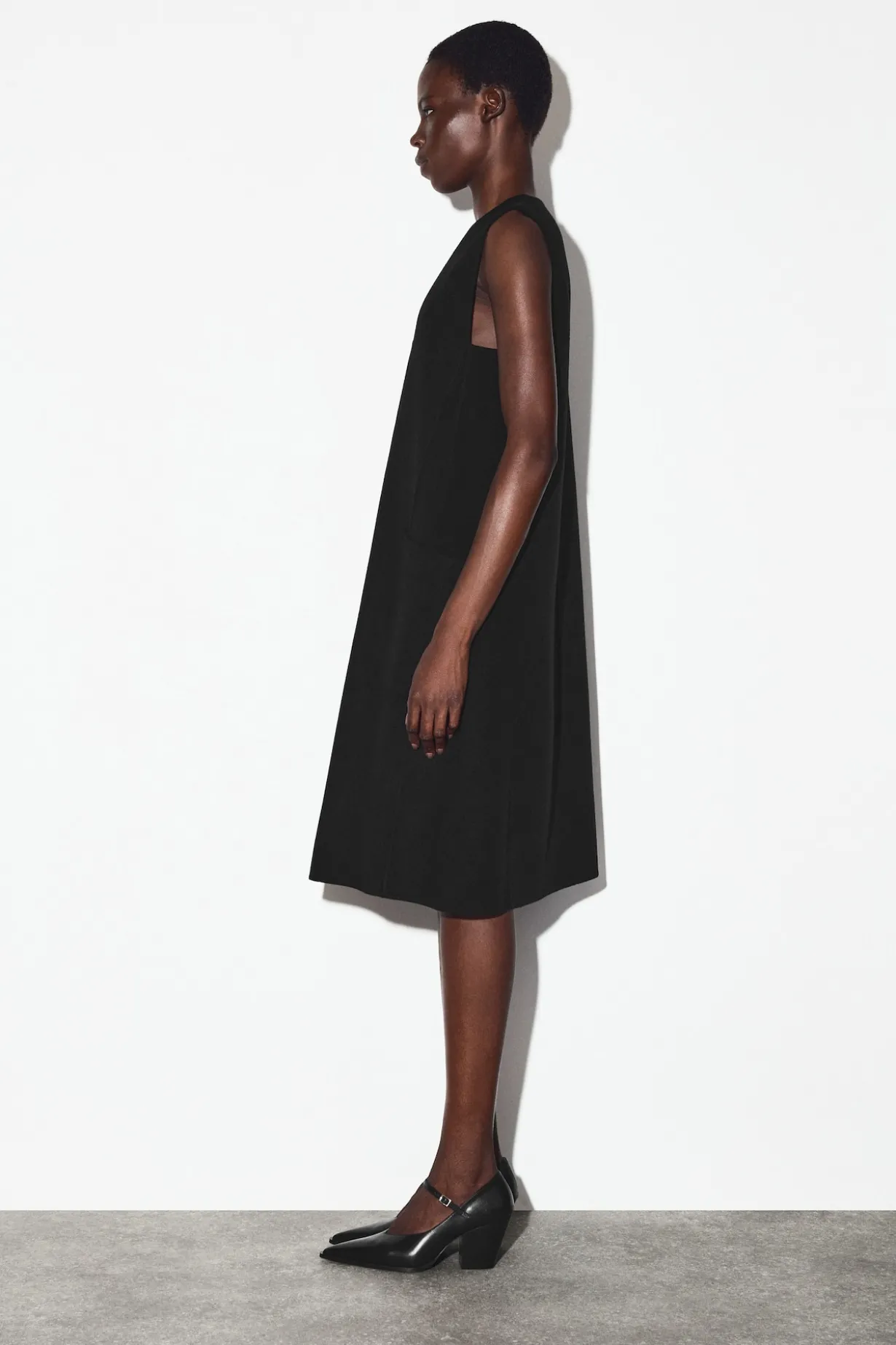 DOUBLE-FACED MERINO WOOL DRESS