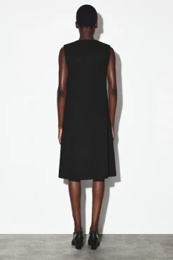 DOUBLE-FACED MERINO WOOL DRESS