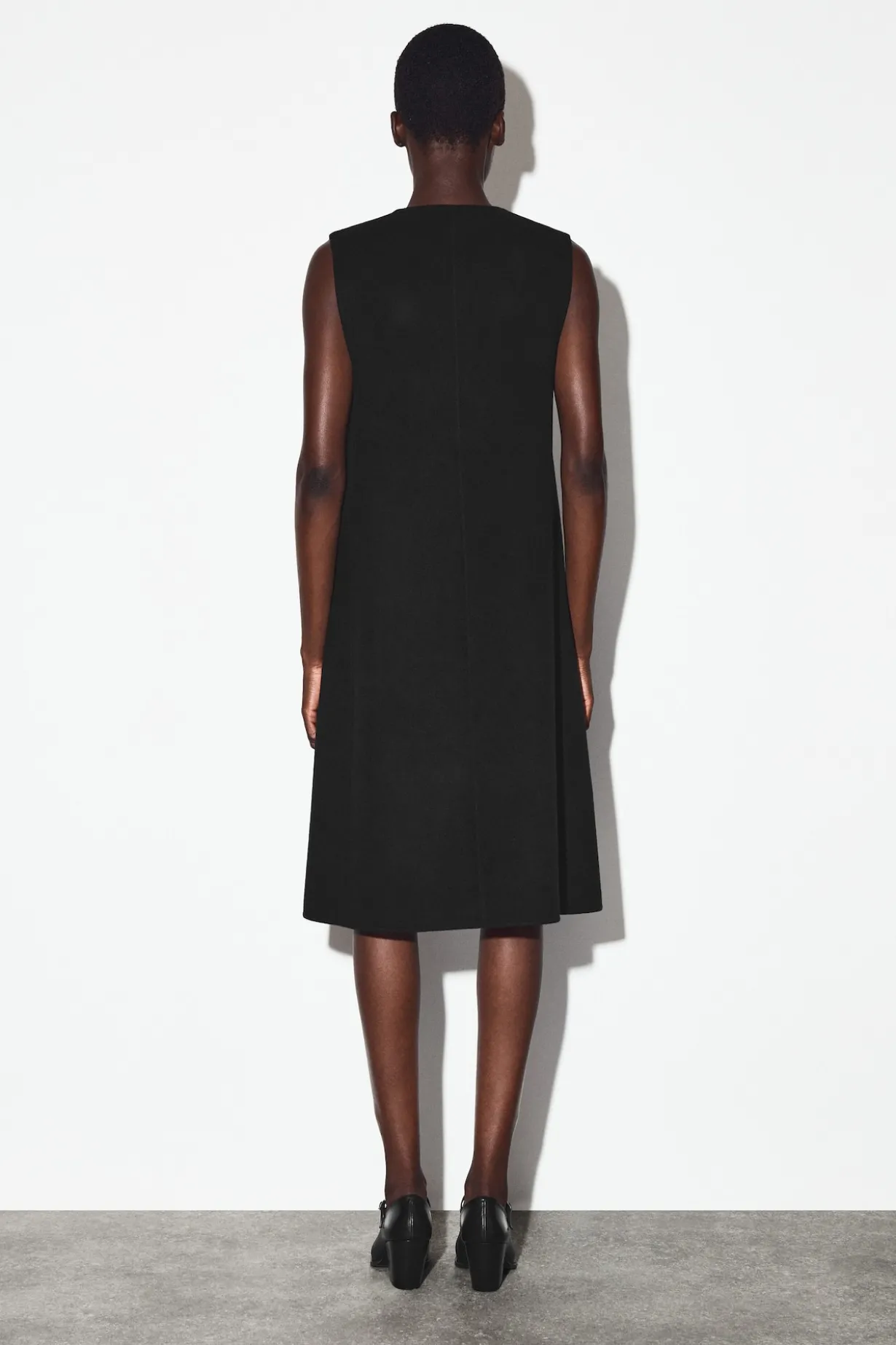 DOUBLE-FACED MERINO WOOL DRESS