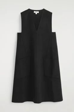DOUBLE-FACED MERINO WOOL DRESS