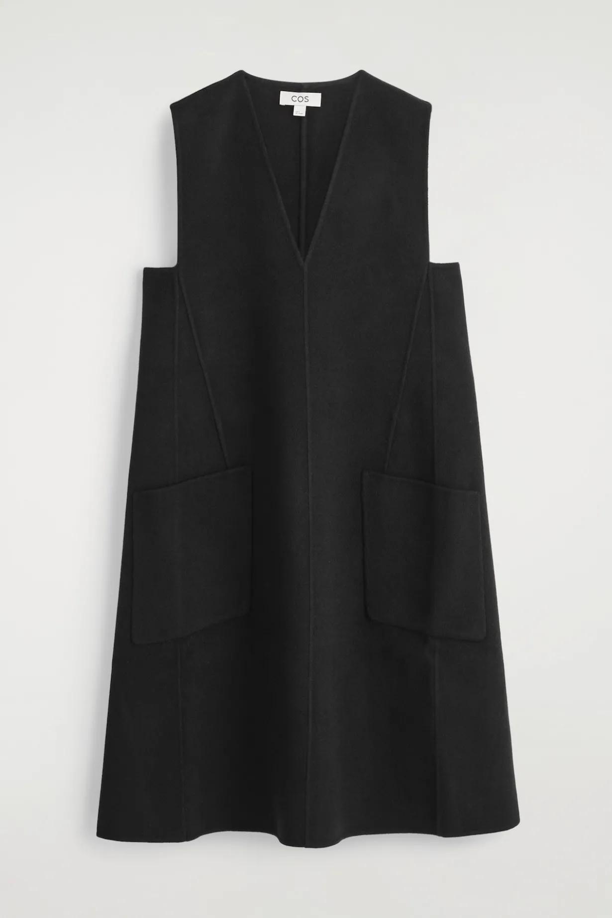 DOUBLE-FACED MERINO WOOL DRESS