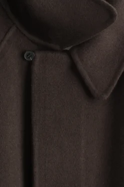 DOUBLE-FACED WOOL LONG CAR COAT