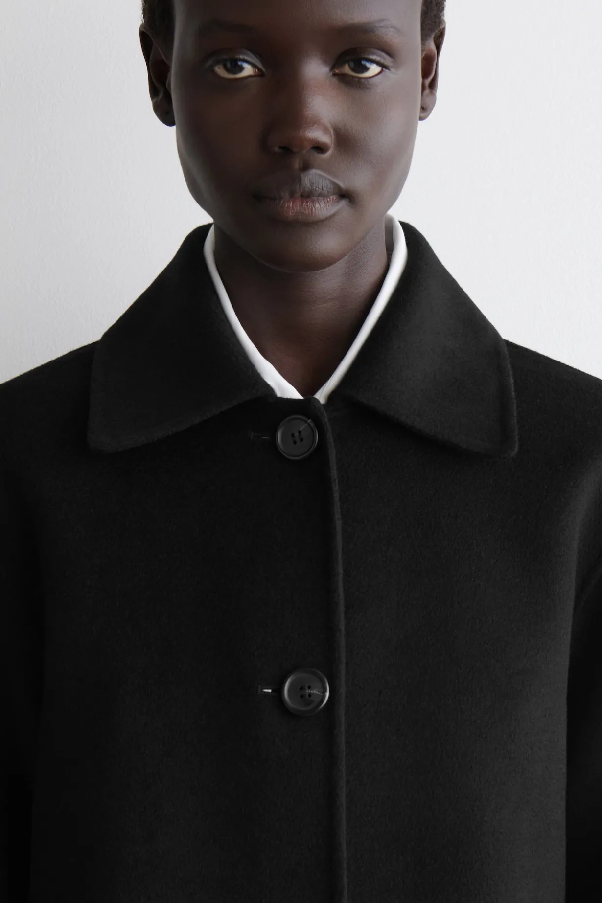 DOUBLE-FACED WOOL SHORT JACKET
