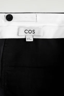 DRAPED PLEATED STRAIGHT-LEG PANTS