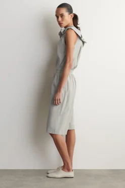 DROPPED-CROTCH TAILORED SHORTS