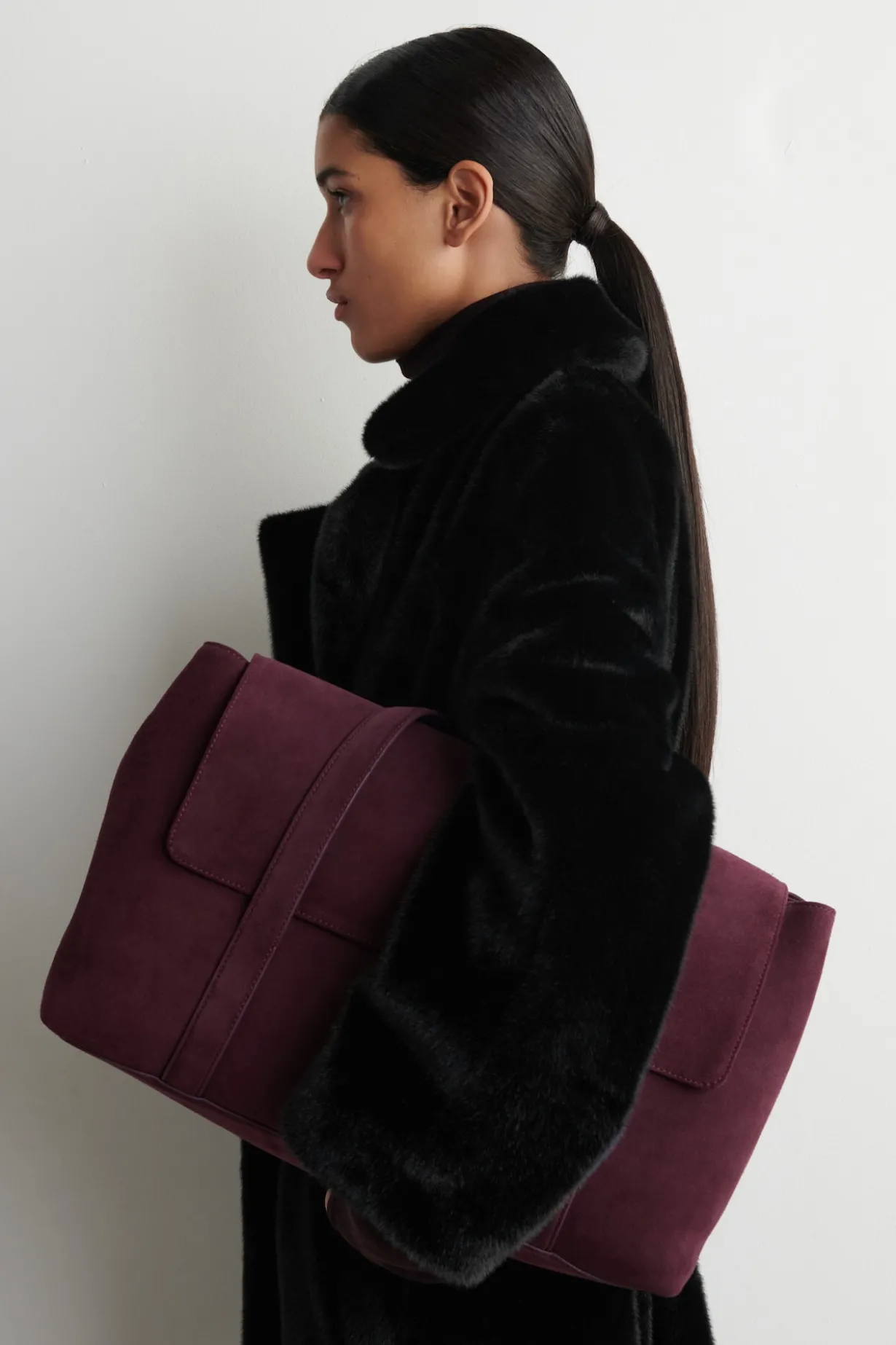 EASEL TOTE BAG - SUEDE