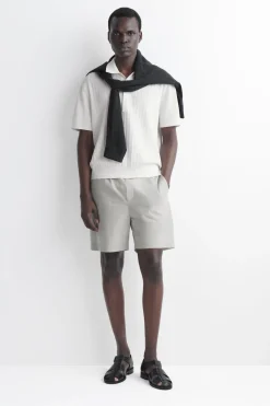 ELASTICATED COTTON SHORTS